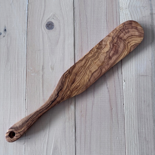 OLIVE WOOD UTENSIL SPURTLE 12"