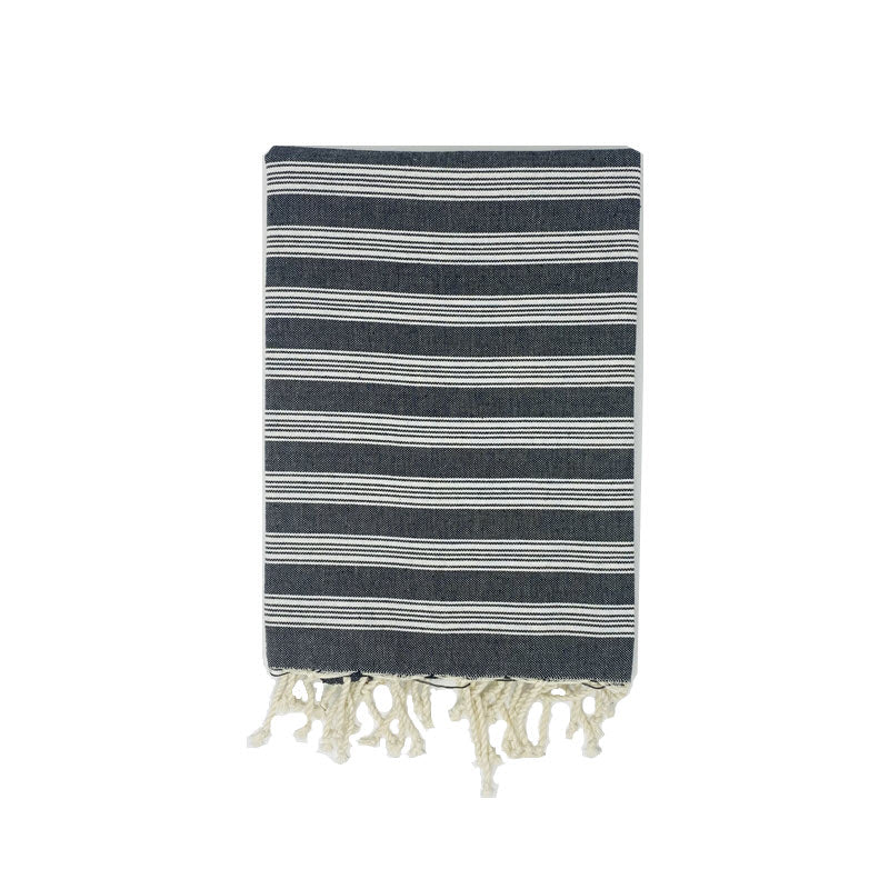 Black discount spa towels