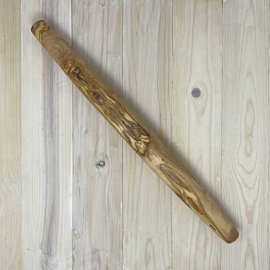 Olive Wood FRENCH ROLLING PIN with Tapered handle